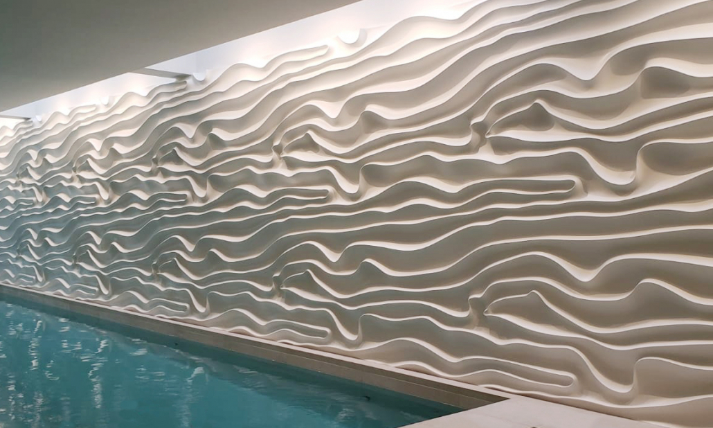 Wave Wall GFRP Interior Residential